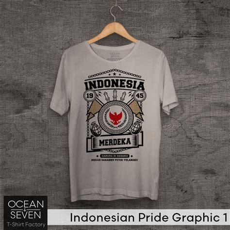 Desain Kaos Agustus Peringatan Hari Kemerdekaan Indonesia