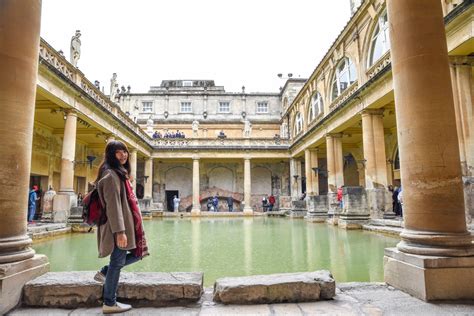 英國自助旅行 巴斯 一日遊bath．世界文化遺產羅馬浴場 新月樓 倫敦近郊