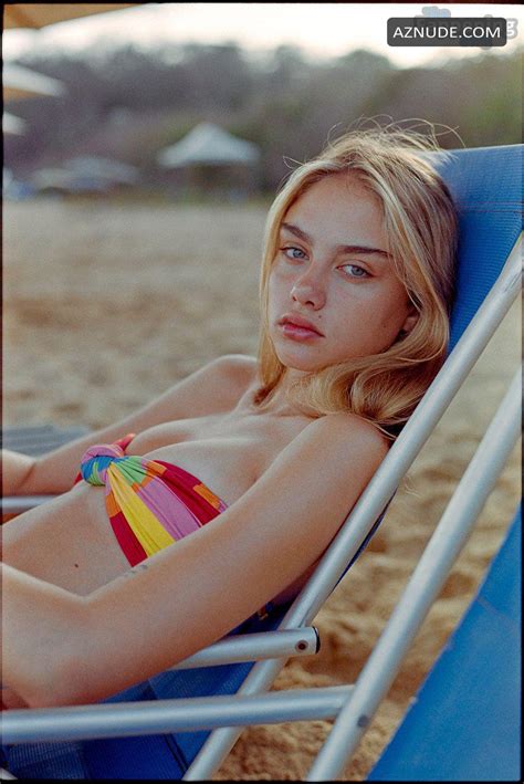 Paula Minetti Sexy And Nude Beach Photoshoot Posing Her Sensual Bikini Body Figure And Tits On