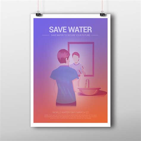 Poster Design For Save Water Behance