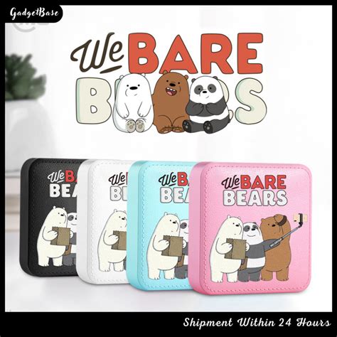 Mah We Bare Bears Powerbank Cute Mini Portable Super Light Slim