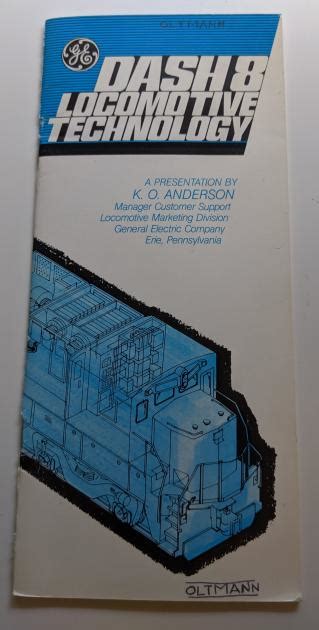 GE Dash 8 Locomotive Technology Brochure | The CRHS's Conrail Artifact ...