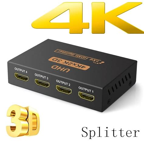 Besiuni K Hdmi Compatible Splitter Full Hd P Video Hd Switch