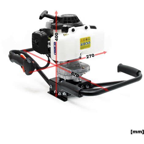 Tarière thermique en Set Utilisation par 2 personnes 3 CV 63 3 ccm avec