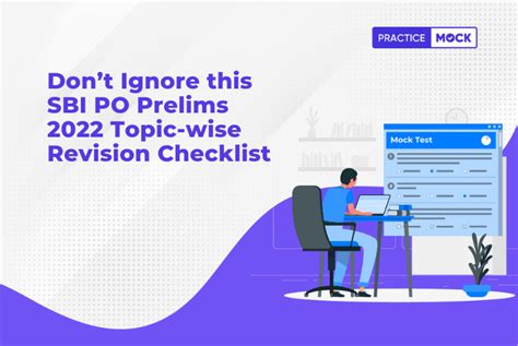 Dont Ignore This Sbi Po Prelims 2022 Topic Wise Revision Checklist