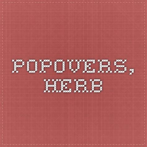 Popovers, Herb | Popovers, Herbs, Herb popover