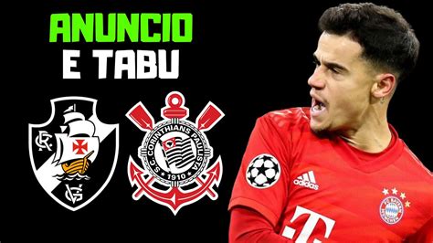 COUTINHO ASSINOU O CONTRATO E VASCO AGUARDA TMS ENTENDA TABU CONTRA O