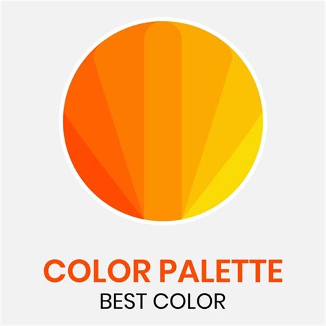 Paleta De Cores Moderna Vetor Premium