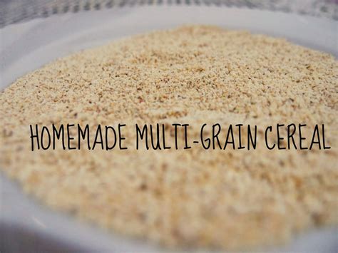 Craftiness Whatnot: Homemade Multi-grain Cereal