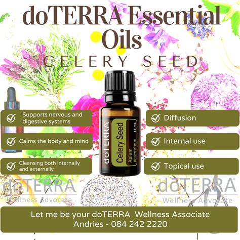 Celery Seed Ml Doterra Essential Oil Kimberley Online Store