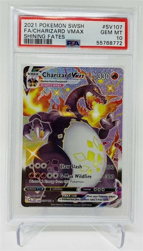 Psa Shining Fates Charizard Vmax Town Green