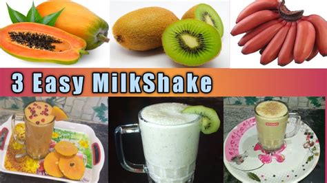 Easy Milkshake Recipe In Tamil How To Make Summer Refreshing