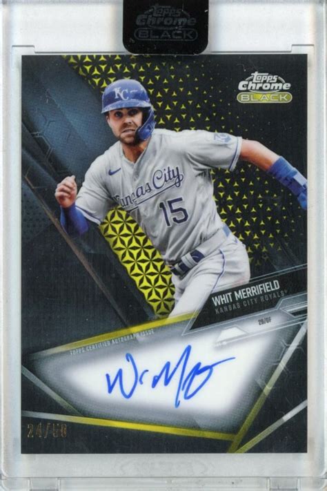 ミントモール MINT 池袋店 2021 Topps Chrome Black Kansas City Royals Whit