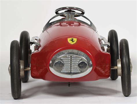 Lot Detail - FORMED STEEL FERRARI RED PEDAL CAR.