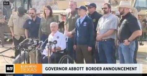 Gov. Abbott holding press conference for border security announcement ...