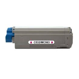 OKI C532 C542 MC563 MC573 červený kompatibilní toner 6000 stran