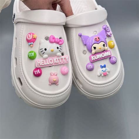 12ชิ้นเซ็ต Crocs Jibbitz เสน่ห์รองเท้าอุปกรณ์เสริมรองเท้าการ์ตูน Kt