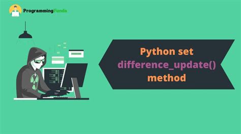 Python Set Difference Update Method Programming Funda Python Python Programming Method