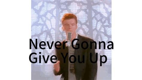 Rick Astleynever Gonna Give You Up Lyrics Youtube