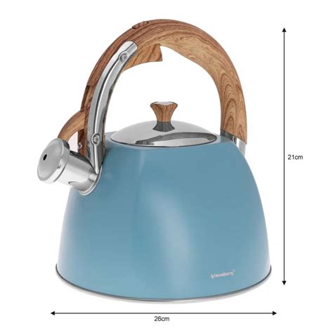 Klausberg Kb Whistling Kettle L High Quality Stainless Steel