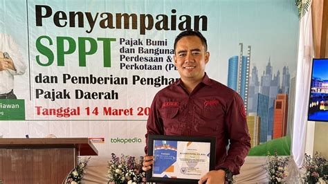 Sumbang Pajak BPHTB Rp 4 8 Miliar PPAT Milenial Ini Raih Penghargaan