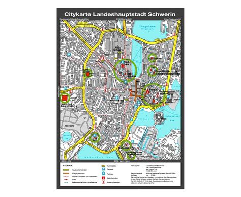 Maps of Schwerin | Collection of maps of Schwerin city | Germany | Europe | Mapsland | Maps of ...