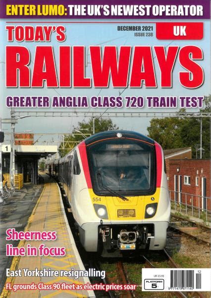 Todays Railways Uk Magazine Subscription