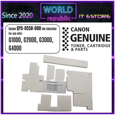 CANON QY5 0558 000 WASTE INK ABSORBER For G Series For ERROR CODE 5B00