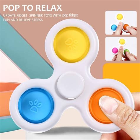 Fun and Stress Relief with the Pop It Fidget Spinner – The Ultimate To ...