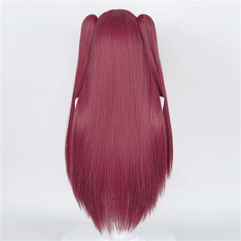 Buy LabeautÉ Dark Red Ponytails Wig For Women Girls Cosplay Devil Wig