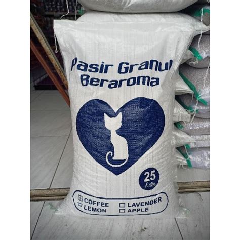 Jual Pasir Gumpal Wangi 25Liter Gosend Pasir Granule Aroma Pasir