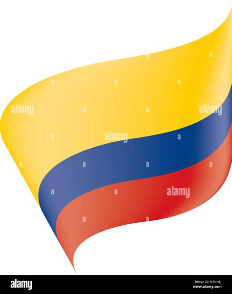 Bandera De Colombia Ilustración Vectorial Imagen Vector De Stock Alamy