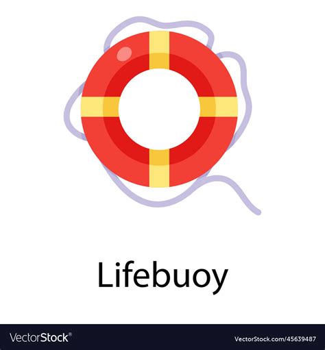 Lifebuoy Royalty Free Vector Image Vectorstock