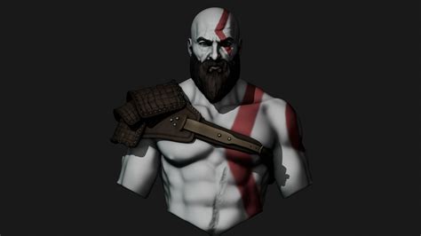 ArtStation - Kratos Fan Art - God of War