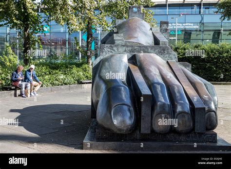 Big Foot Manuscript Of Monte Cassino Sculpture Leith Walk Edinburgh