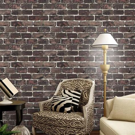 Kakuder 3d Simulation Brick Stone Rustic Effect Self Adhesive Wall Sticker Home Decor May29 Drop