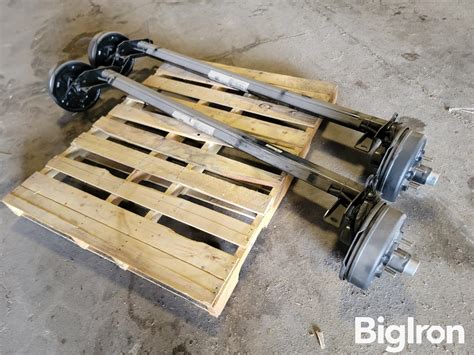 Lippert 3 500 Lb Torsion Axles W Electric Brakes BigIron Auctions