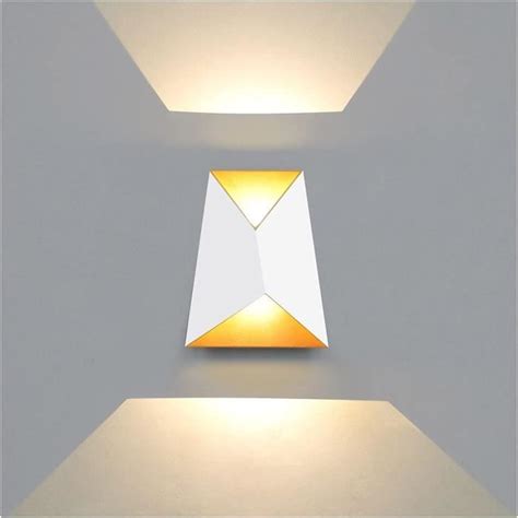 Kawell W Cr Atif Moderne Applique Murale Led Lampe Murale Up Down Alm