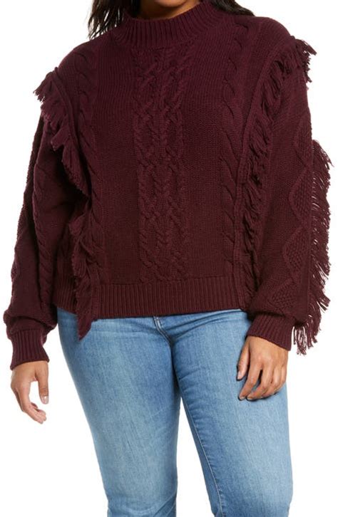 Womens Burgundy Turtleneck Sweaters Nordstrom