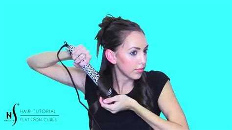 Flat Iron Curls Herstyler Hair Tutorial Youtube