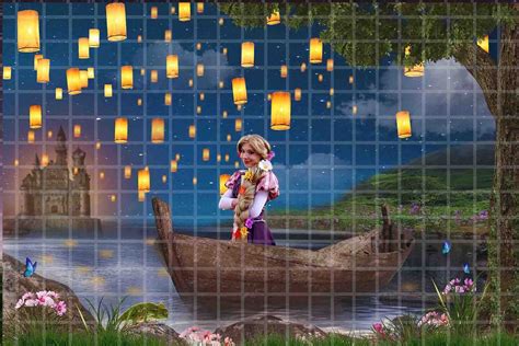 Rapunzel Tower Backdrop Rapunzel Flying Lantern Backdrop - Etsy