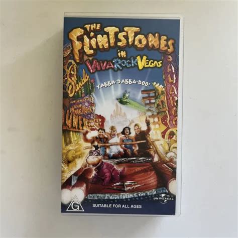 THE FLINTSTONES VHS Viva Rock Vegas (VHS, 2000) VideoEzy VHS Video Ex ...