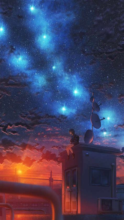 Aggregate 78 Night Sky Anime Wallpaper Latest Highschoolcanada Edu Vn