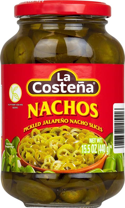 La Costena Pickled Jalapeno Nacho Slices 15 5 Oz Glass