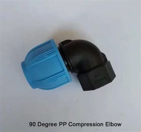 Inch Degree Pp Compression Elbow Water Fittings At Piece