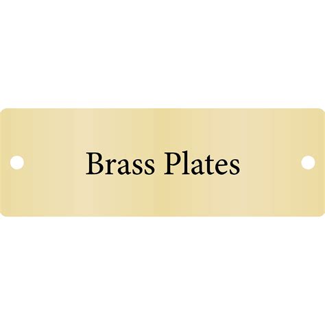 Custom Brass Plate Saymore Trophy Company