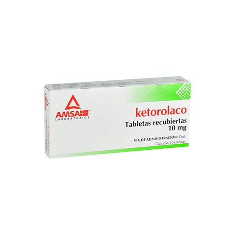 Ketorolaco 10mg Tab C10 Smart Club