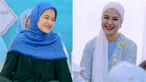 Potret Kahiyang Ayu Berhijab Sambil Temani Suami Kerja