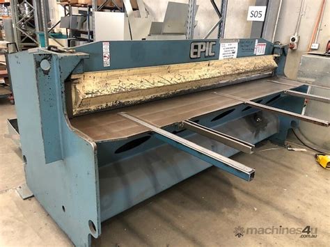 Used Epic Industries Epic Guillotine M X Mm Mechanical Guillotine