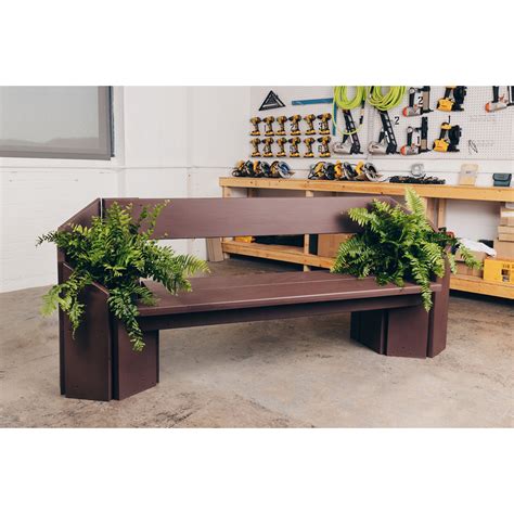 Tip Double Planter Bench Monmade